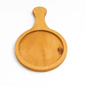 حامل طاسة ستانلس 16 سم باليدخشب