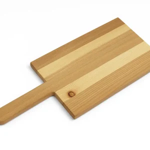 مضرب خشب مستطيل شرائح