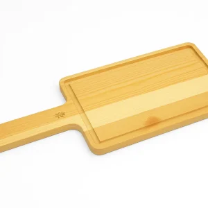 مضرب خشب مستطيل شرائح