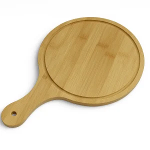 مضرب بيتزا خشب مدور سادة